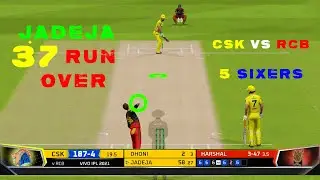 CSK vs RCB  Last Over Recreation in Cricket 22