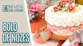 Receita deliciosa de bolo de nozes - Revista da Cidade (11/05/2023)
