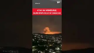 USA zaatakowały Wenezuelę. Maduro w kajdankach
