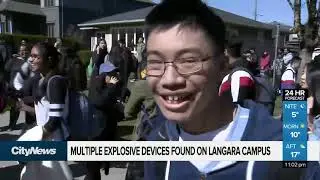 Multiple explosive devices found on Langara campus