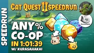 Any% Co-Op in 1:01:39 | Cat Quest II Speedrun w/ Kurasahakai