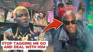 Portable Blow Hot as Look-Alike Performs His Hit Songs at Events &ndash; Blasts Fans for Tagging Him