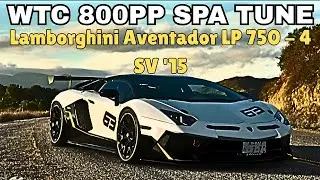 GT7|WTC 800PP Spa tune|Lamborghni Aventador LP 750 - 4 SV '15|V1.63