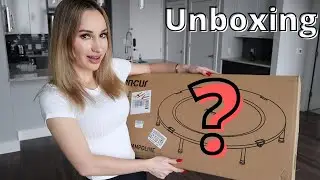 UNBOXING & REVIEW Toncur Foldable Trampoline St-02 | Rebounder For Indoor Fitness