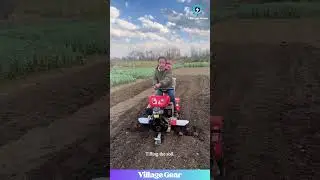 Tilling the Field: Using a Rotary Tiller #farming #tiller #agriculture
