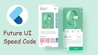 Flutter Future Works Concept UI - Speed Code
