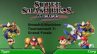 Smash@Stockton Melee Tournament 7 Grand Finals: Tygo (Luigi/Others) Vs. Cory (Mario/Others)