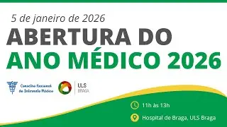 Sessão Solene de Abertura do Ano Médico 2026