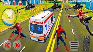 Ambulance Robot City Rescue Game 2022 - Ambulance Worker Simulator - Best Android Gameplay #4