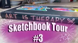 ✨📖✨Sketchbook Tour 3 | Январь-май 2023, Moleskine 🖤