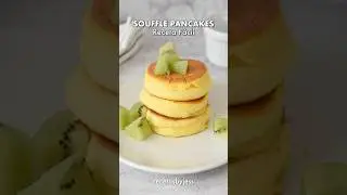 Receta F&aacute;cil de Panqueques Japoneses 🥞 &iexcl;Fluffy Pancakes!