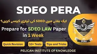 How to prepare PERA Laws in a Week | SDEO PERA Law Paper | Last Week of Exam | Revison by Mock Tests
