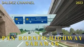Pan Borneo Highway Sarawak 2023 | Longest Flyover | Bintulu to Miri #travel  @saldezchannel
