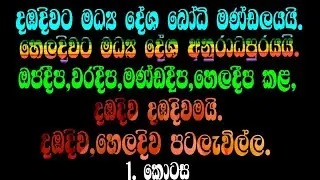 මහාදේවගේ මහාවංශය-15                             දඹදිව,හෙලදිව පටලැවිල්ල.1