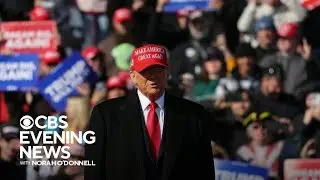 Trump hits three battleground states