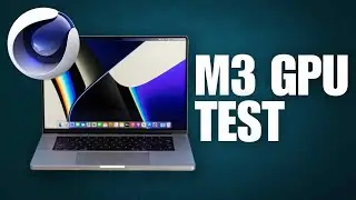 CineBench Macbook pro m3 16inch GPU Test benchmark on m3 pro
