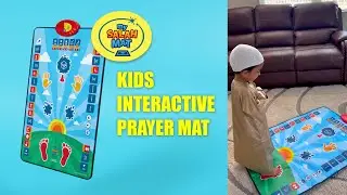 Синий интерактивный детский молитвенный коврик от My Salah Mat | Обзор продукта | Учимся молиться