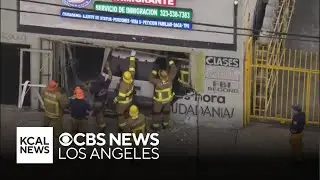 Alleged DUI driver crashes into immigration services office in South LA