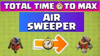 AIR SWEEPER LEVEL 1 TO MAX | BUILD TIME #shorts #airsweeper #clashofclans
