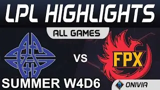 ES vs FPX Highlights ALL GAMES LPL Summer Season 2020 W4D6 eStar vs FunPlus Phoenix by Onivia