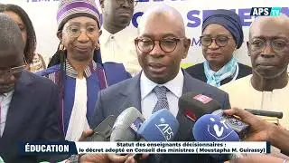 FR - Statut des enseignants décisionnaires : le décret adopté en Conseil des ministres (Guirassy)