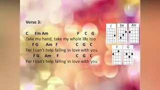 Can't Help Falling in Love - Elvis Presley (Ukulele Play Along)