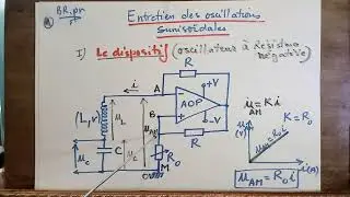 Entretien des oscillations sinusoïdales.