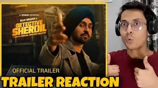 DETECTIVE SHERDIL Official Trailer REACTION | Diljit Dosanjh, Diana Penty