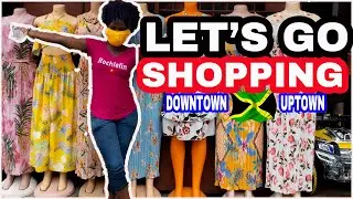 SHOPPING DOWNTOWN VS UPTOWN IN KINGSTON JAMAICA