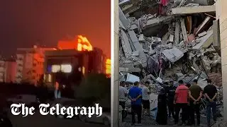 Israel attacks Hezbollah banking network in Beirut