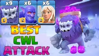 CWL 2020 Easy Yeti Bowler Rage Healer ! Nice & Easy Attack! Best TH13 Attack Strategy 2020 | COC