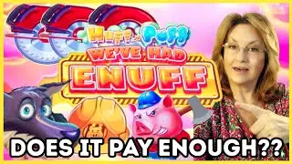 НОВЫЙ слот Huff N' Puff We've Had Enough &mdash; 5 бонусных раундов &mdash; достаточно ли он платит?!