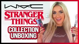 Stranger Things X MAC Makeup Reaction & Unboxing !!