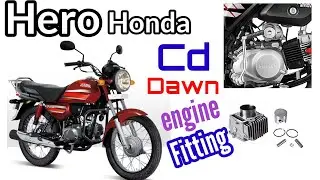 hero honda cd dawn full engine | bike repair