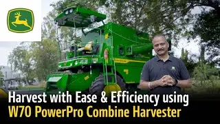 John Deere W70 PowerPro Combine Harvester | Walkaround, Review&nbsp;and&nbsp;Features