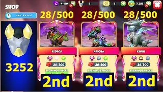 3rd Week Charnaster Ancient event | 2nd Kedros, Artoba and Kshiji Dragons 28 Piece | 3252 Talisman