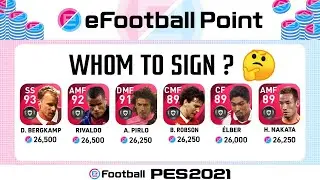 Which ICONIC MOMENT Is Best To Sign From eFootball Point | PES2021 Mobile