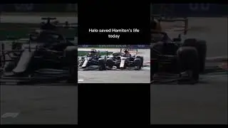 Halo Saved Hamilton's life today #formuladrift #F1 #shorts #f1fights  #formula1live #f1crash