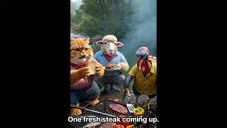 &ldquo;Cat, Sheep & Turkey&rsquo;s Wild Day Out 🐱🐑🦃 | AI Animals Living Their Best Life!&rdquo;