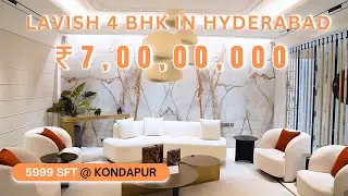 7 Crores Ultra Luxury & Lavish 4 BHK In Kondapur Hyderabad | W By DSR  | B2 SQARES PROPERTIES.