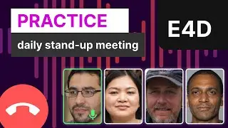 Daily stand-up meeting practice #1 | English for developers