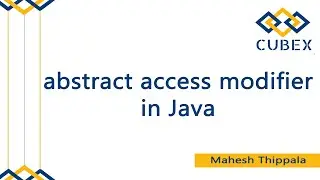 abstract Access Modifier in Java by Mr. Mahesh