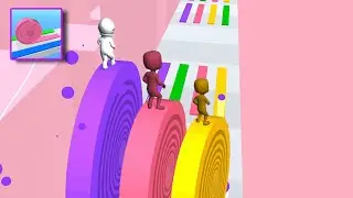 Layers Roll 🌈🌌🧻 All Levels Walkthrough Mobile Gameplay Android,iOS New Videos Game Update Levels