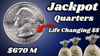 JACKPOT QUARTERS! 4 Coins Worth $670M Hiding in Your Change - Check Before Spending!