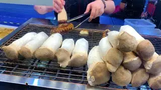 Grilled Mushroom | Singapore Hawker Food | Street Food