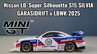 HUNTING ONLINE MALAH BELI MINI GT Nissan LB-Super Silhouette S15 SILVIA GARASIDRIFT x LBWK 2025