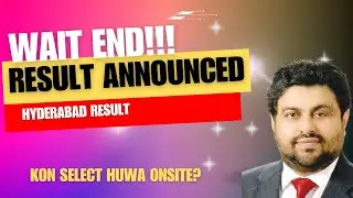 Result Announced Good News wait is over Hyderabad student Kon onsite?