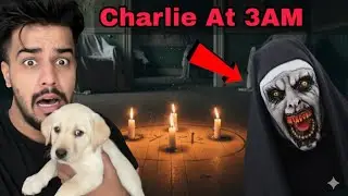3 AM Charlie Charlie Challenge with my Dog! (GONE WRONG 😱)