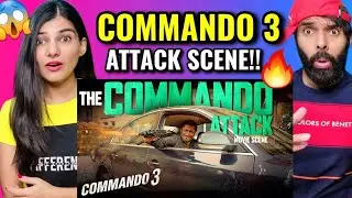 COMMANDO 3 | THE COMMANDO ATTACK | VIDYUT JAMMWAL | Adah Sharma | Movie Fight Scene REACTION!!