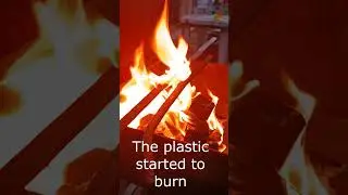 How plastic pipe burns